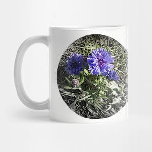 Blue wild flowers Mug